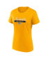 ფოტო #5 პროდუქტის Women's Gold, Navy Nashville Predators Two-Pack Fan T-shirt Set