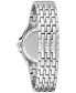 ფოტო #3 პროდუქტის Women's Phantom Crystal Stainless Steel Bracelet Watch 32mm