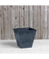Фото #3 товара ArtStone Novelty 35188 Square Ella Planter/Flower Pot, Black, 18-Inch