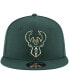 Фото #2 товара Men's Hunter Green Milwaukee Bucks Official Team Color 9FIFTY Snapback Hat
