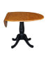Фото #14 товара International Concept 42" Round Dual Drop Leaf Pedestal Table