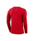 ფოტო #4 პროდუქტის Men's Red Canada Soccer Lockup Legend Performance Long Sleeve T-shirt