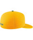 Фото #3 товара Men's Gold Baylor Bears Aero True Baseball Performance Fitted Hat