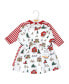 ფოტო #2 პროდუქტის Little Girls Cotton Dresses, North Pole