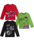 ფოტო #1 პროდუქტის Toddler Boys Avengers 3 Pack Long Sleeve T-Shirts to