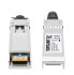 Фото #1 товара Intellinet Techly USB 2.0 Cable A male / B male angled 1m ICOC U-AB-10-ANG - 1 m - USB A - USB B - USB 2.0 - Male/Male - Black