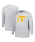 ფოტო #1 პროდუქტის Men's Heather Gray Tennessee Volunteers Big and Tall Mascot Long Sleeve T-shirt