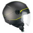 Фото #1 товара Шлем открытый CGM 167G Flo Way Велюр антрацит / Флюо желтый