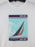 Nautica Men's Sailing Graphic T-Shirt Sustainably Crafted Size M, L White NEW