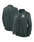 Фото #2 товара Куртка свитшот Nike женская зеленая Oakland Athletics Authentic Collection Team Raglan Performance Full-Zip