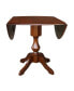 Фото #5 товара 42" Round Dual Drop Leaf Pedestal Table