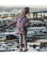 ფოტო #2 პროდუქტის Toddler, Child Girls Apple Love Recycled Waterproof Raincoat