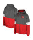 ფოტო #1 პროდუქტის Men's Charcoal Houston Cougars Miles Full-Zip Jacket