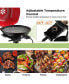 Фото #3 товара 1600W Portable Electric BBQ Grill with Removable Non-Stick Rack