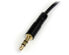 Фото #8 товара StarTech.com 6 ft Slim 3.5mm to Right Angle Stereo Audio Cable - M/M - 3.5mm - Male - 3.5mm - Male - 1.8 m - Black