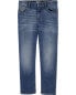 Фото #1 товара Kid Medium Blue Wash Straight-Leg Jeans 5R