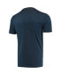 ფოტო #3 პროდუქტის Men's Heathered Charcoal, Navy Distressed Virginia Cavaliers Meter T-shirt and Pants Sleep Set