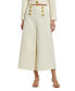 ფოტო #1 პროდუქტის Women's Tweed High Waisted Wide Leg Trousers