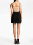 AS U WISH Lace & Tulle Corset Dress Black/ Beige (Juniors) SzM $58