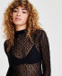 Фото #3 товара Women's Mock Neck Lace Tunic, Created for Macy's