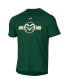 Фото #3 товара Men's Green Colorado State Rams Logo Stripe Performance Raglan T-shirt