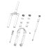 ROCKSHOX SID 35 mm Ultimate 29´´ D1+ 2024+ fork decal kit for diffusion black