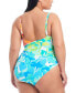 Фото #2 товара Plus Size Surplice Tied Swimsuit