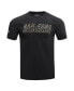 Фото #3 товара Men's Black San Jose Sharks Wordmark T-shirt