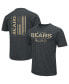Фото #1 товара Men's Heathered Black Baylor Bears OHT Military-Inspired Appreciation Flag 2.0 T-shirt