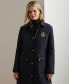 Women's Collared Quilted Coat M - фото #5