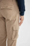Straight Fit Normal Kalıp Normal Bel Boru Paça Pantolon B2157ax23au