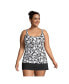 Plus Size Mastectomy Square Neck Tankini Swimsuit Top