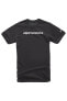 T-Shirt Alpinestars Linear Wordmark Schwarz-Grau