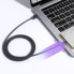 Фото #6 товара Kabel przewód microUSB - USB 2.4A 480Mbps 2m czarny