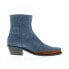 Фото #1 товара Diesel D-Santiago Boot Y02931-PS923-T6072 Mens Blue Casual Dress Boots