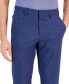 Фото #4 товара Men's Modern-Fit Micro-Grid Superflex Suit Pants