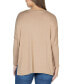 Фото #4 товара Women's Long Sleeve Oversized Dolman Top