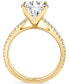 Фото #5 товара Certified Lab Grown Diamond Engagement Ring (3-3/8 ct. t.w.) in 14k Gold