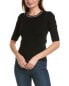 Фото #1 товара Nanette Nanette Lepore Rib Top Women's Black L