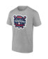 Men's Heathered Gray Ole Miss Rebels 2022 NCAA Men's Baseball College World Series Champions Official Logo T-shirt