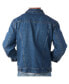 Фото #3 товара Derek Mens Classic Denim Jacket Casual Button Up Jean Trucker Coat
