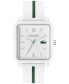 Фото #1 товара ЧасыLacoste Studio White Silicone 36x38mm