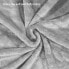 Фото #7 товара Плед Intirilife "Космос" из фланельного и шерпового флиса, 200х150 см, серый