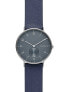 Skagen Herren Analog Quarz Uhr mit Leder Armband SKW6469