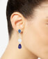 ფოტო #3 პროდუქტის Stone & Bead Linear Drop Earrings, Created for Macy's