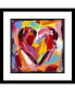 Colorful Expressions I Heart Framed Art Print