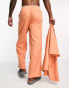 Фото #2 товара Bolongaro Trevor textured beach trousers in rust