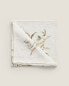 Фото #3 товара Салфетки из хлопка с цветочным жаккардом (упаковка из 2 шт.) Cotton floral jacquard napkins (pack of 2) ZARAHOME