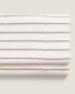 Фото #3 товара Striped cotton flat sheet