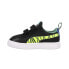 Фото #3 товара Puma Suede Light Flex Small World Ac Toddler Boys Black Sneakers Casual Shoes 3